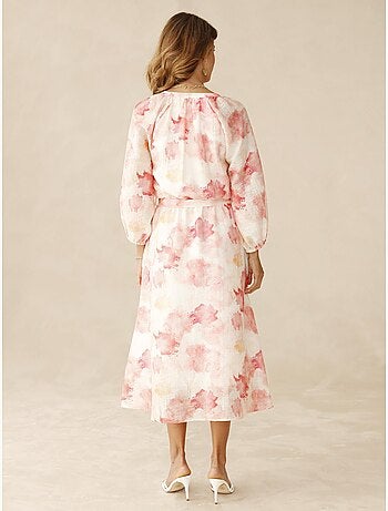 Robe longue taille élastiquée - DAXON
