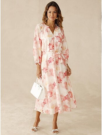 Robe longue taille élastiquée - DAXON