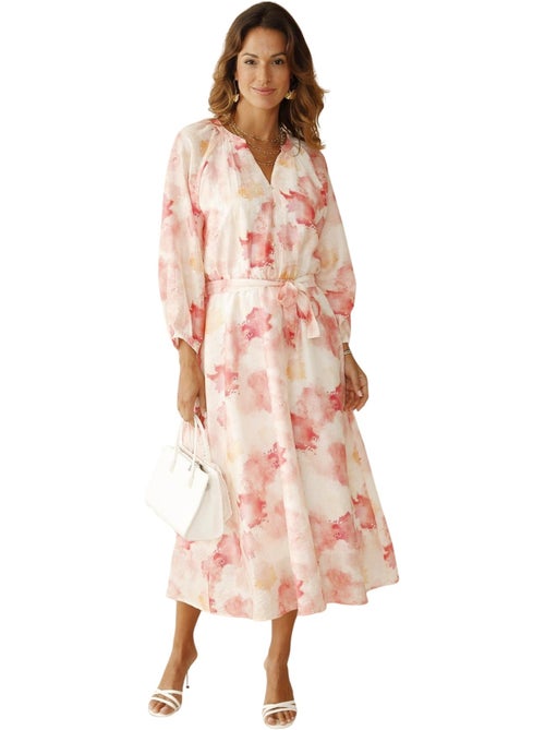 Robe longue taille élastiquée - DAXON - Kiabi Robe longue taille élastiquée - DAXON - Kiabi