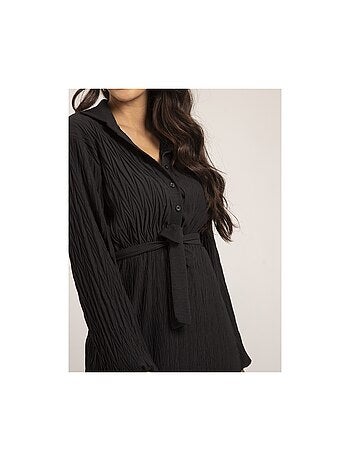 Robe longue texturée IROLISA