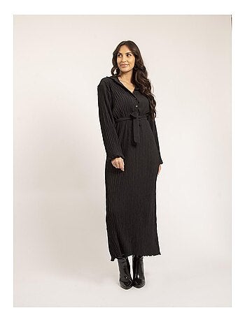 Robe longue texturée IROLISA