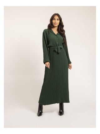 Robe longue texturée IROLISA