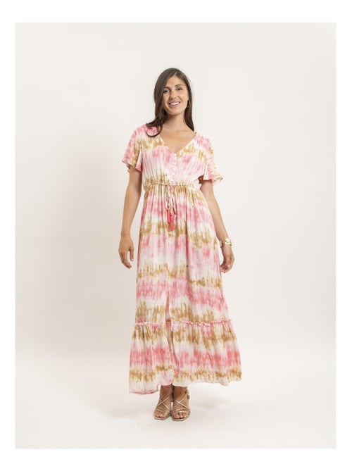 Robe longue tie and dye ITESSIA - Kiabi