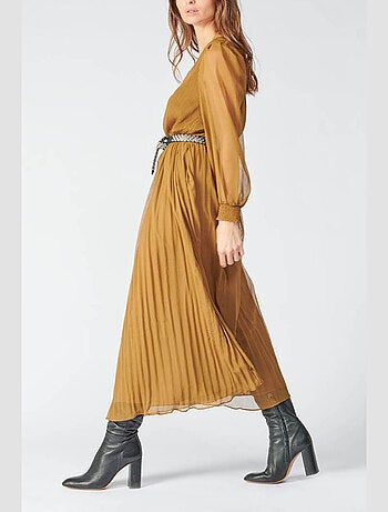 Robe longue TOBY droite 'Le Temps Des Cerises'