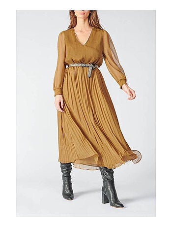 Robe longue TOBY droite 'Le Temps Des Cerises'