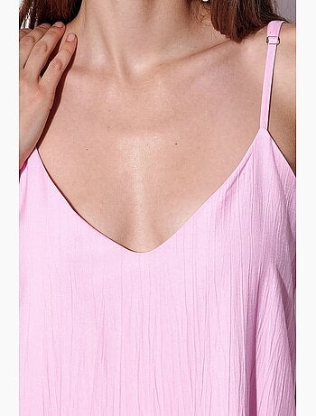 Robe longue unie style nuisette femme busem