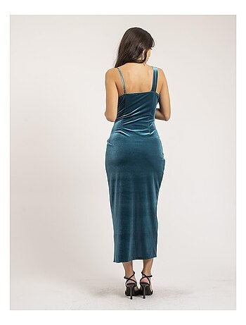 Robe longue velours INAKIA