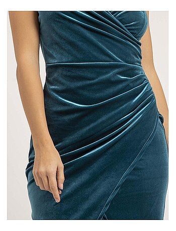 Robe longue velours INAKIA