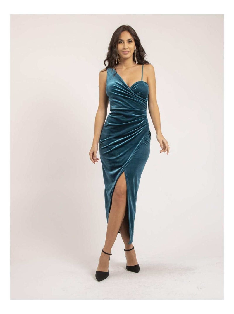 Velours Soirée Longue Robe SoirÃ©e Velour 2019 Robe Longue