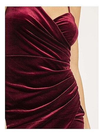 Robe longue velours INAKIA