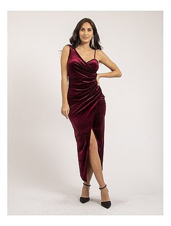 Robe longue velours INAKIA