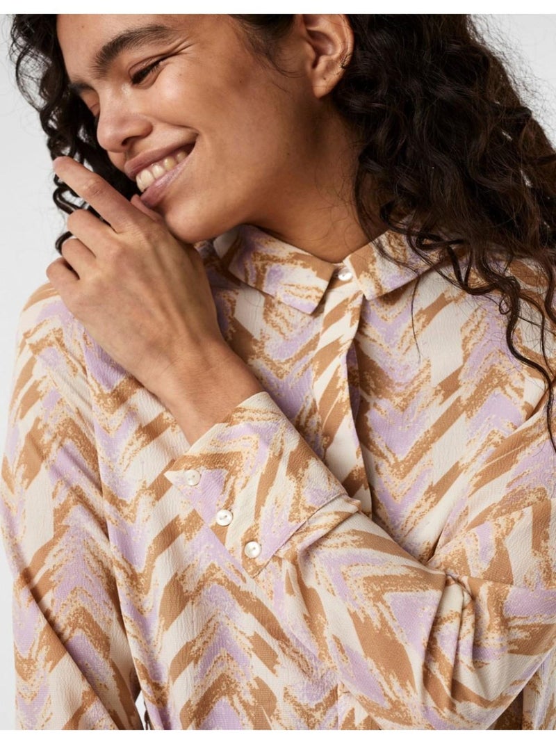 Robe longue Vero Moda Beige - Kiabi