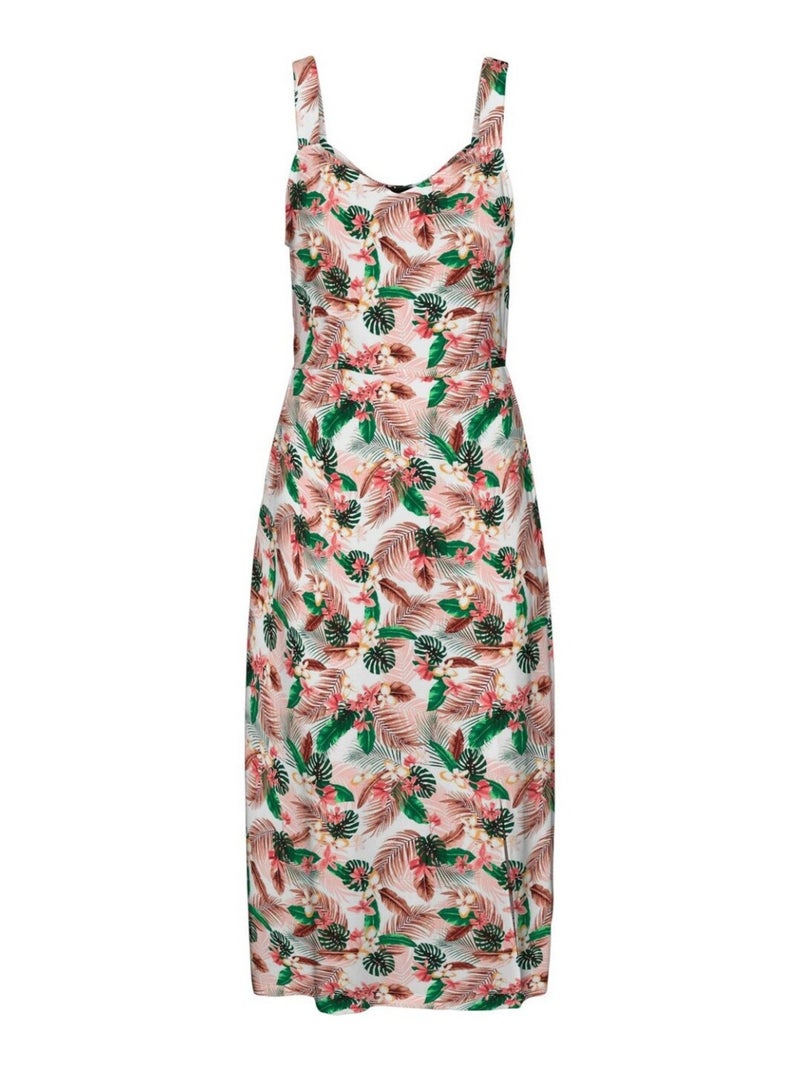 Robe longue Vero Moda Blanc - Kiabi