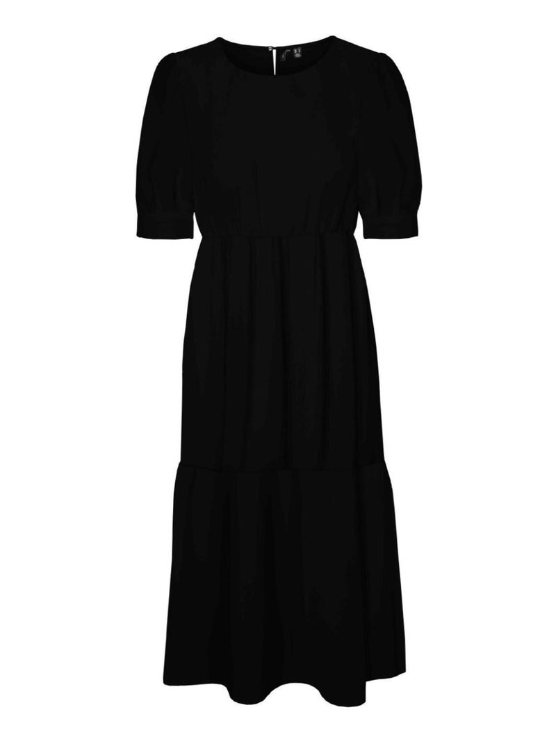 Robe longue Vero Moda Noir Noir - Kiabi