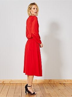 Robe longue voile - Kiabi