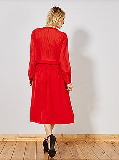 Robe longue voile - Kiabi