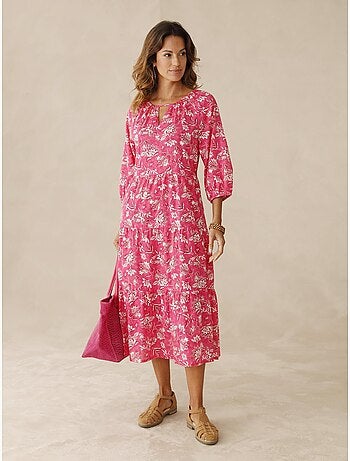 Robe longue volantée femme - DAXON