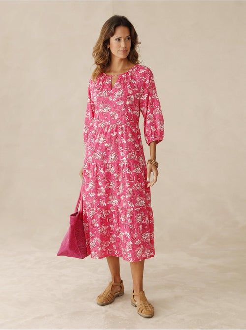 Robe longue volantée femme - DAXON - Kiabi