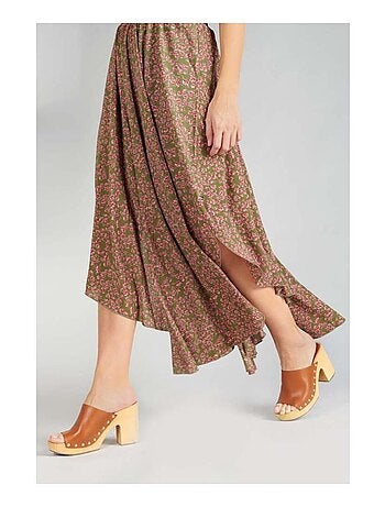 Robe longue YAKA droite 'Le Temps Des Cerises'