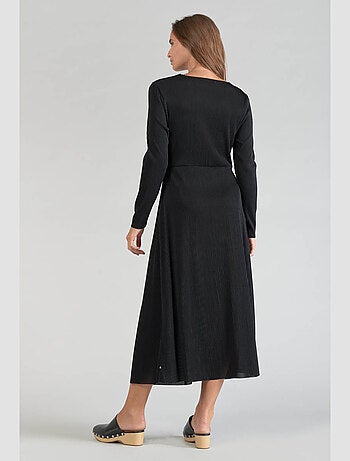 Robe longue YAMA droite 'Le Temps Des Cerises'