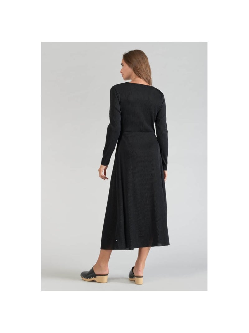 Robe longue YAMA droite 'Le Temps Des Cerises' Noir - Kiabi