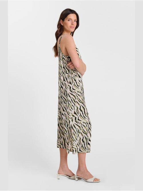 Robe longue ZEBRAKA droite 'Le Temps Des Cerises' - Kiabi