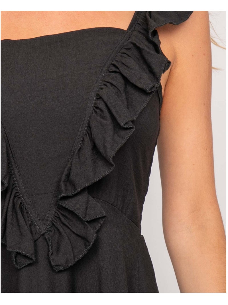 Robe longues à bretelles IPARME Noir - Kiabi