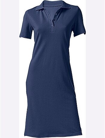 Robe Longueur Au-dessus Du Genou, Style Polo - Taille Standard - helline
