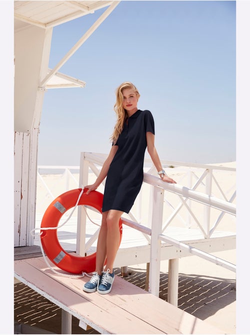 Robe Longueur Au-dessus Du Genou, Style Polo - Taille Standard - helline - Kiabi