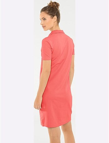 Robe Longueur Au-dessus Du Genou, Style Polo - Taille Standard - helline