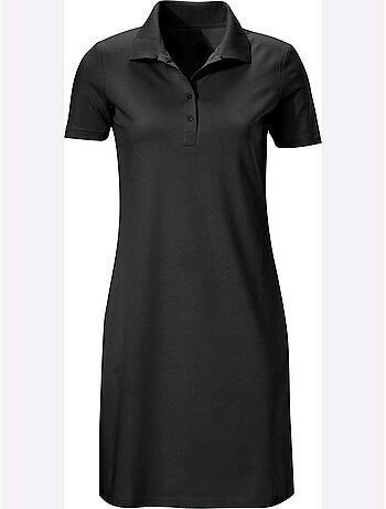 Robe Longueur Au-dessus Du Genou, Style Polo - Taille Standard - Helline