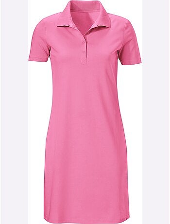 Robe Longueur Au-dessus Du Genou, Style Polo - Taille Standard - helline
