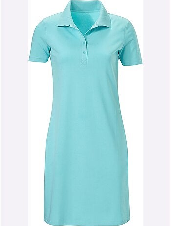 Robe Longueur Au-dessus Du Genou, Style Polo - Taille Standard - helline