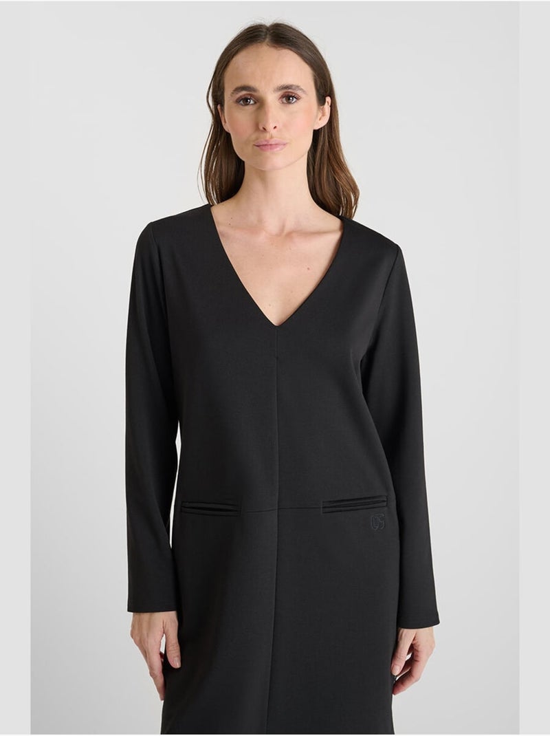 Robe LOUCIA droite 'Le Temps Des Cerises' Noir - Kiabi