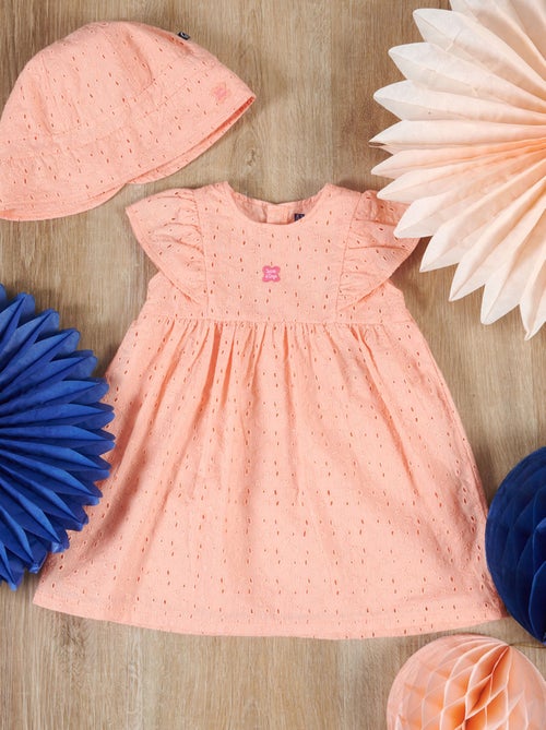 ROBE LOUISE VOILE MANCHES COURTES BEBE - Kiabi
