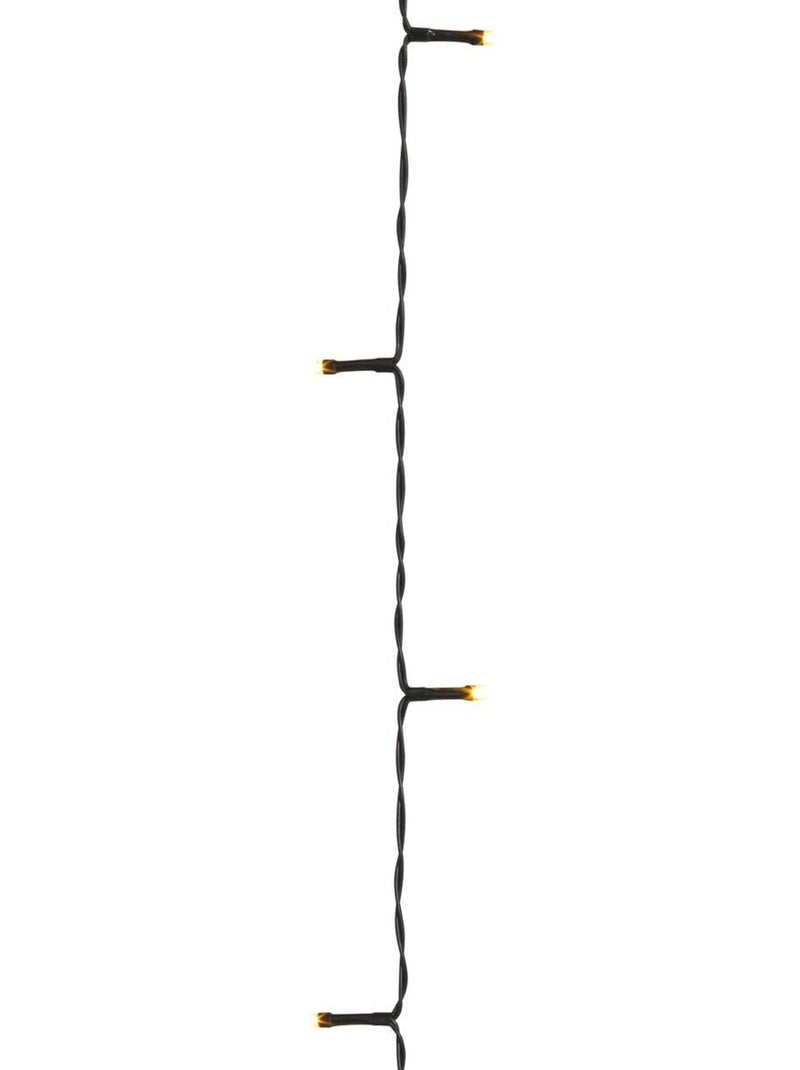 Robe lumineuse d'extérieur 165 cm 170 led blanc chaud fil vert 13 fonctions sur secteur Blanc chaud - Kiabi