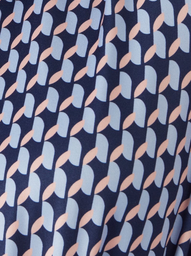 Robe maille chaude - Damart Bleu marine - Kiabi