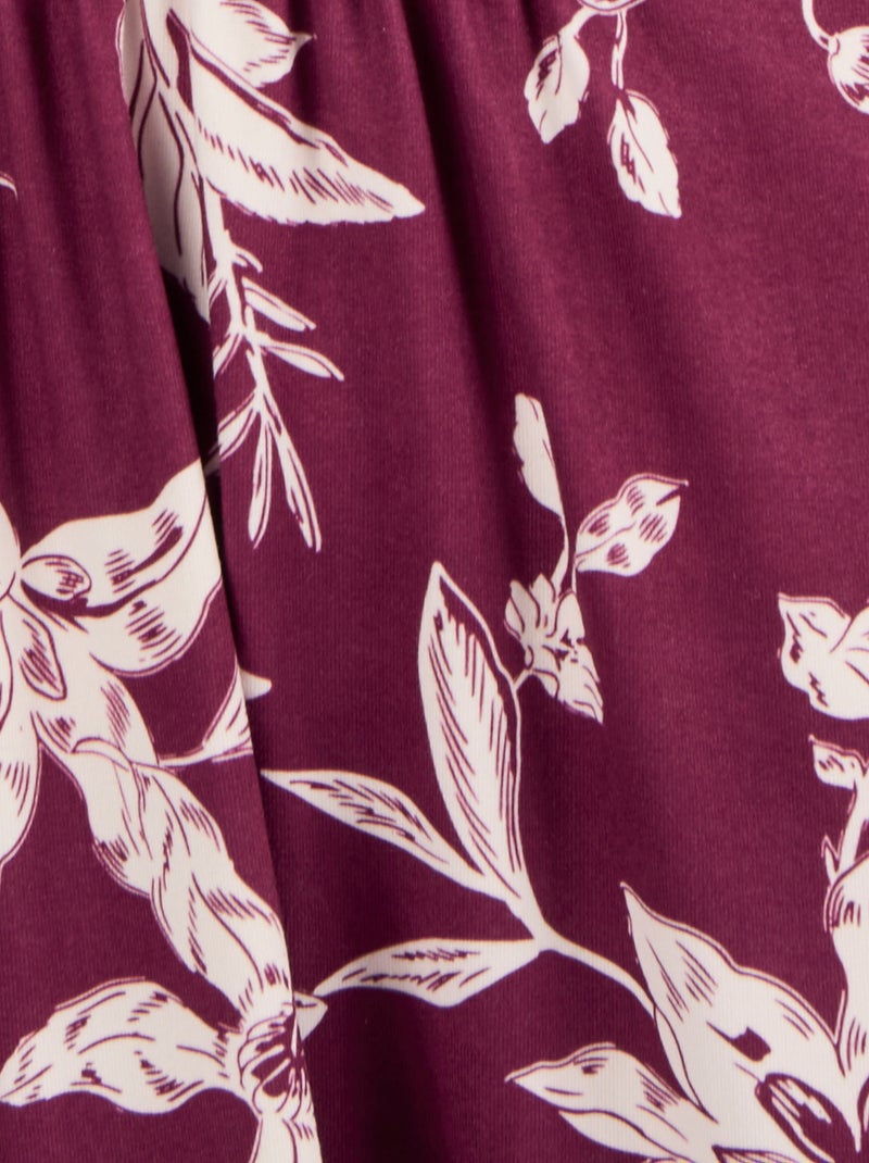 Robe maille chaude - Damart Bordeaux - Kiabi