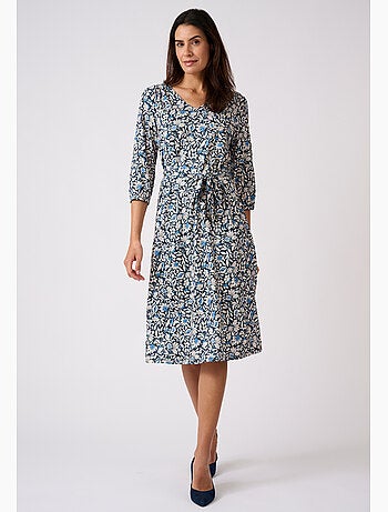 Robe maille crêpe stretch - Damart