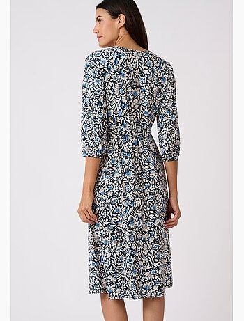 Robe maille crêpe stretch - Damart