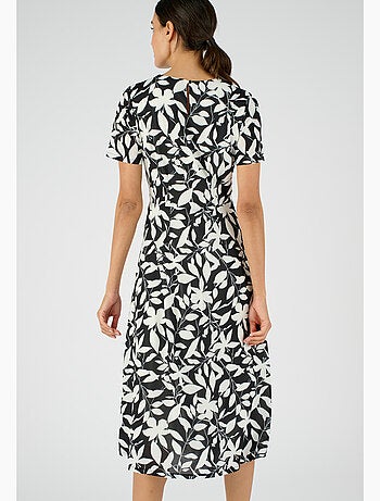 Robe maille crêpe stretch - Damart