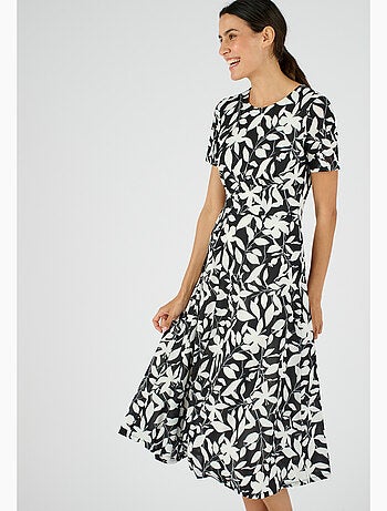 Robe maille crêpe stretch - Damart