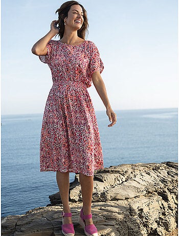 Robe maille fluide encolure bateau - DAXON