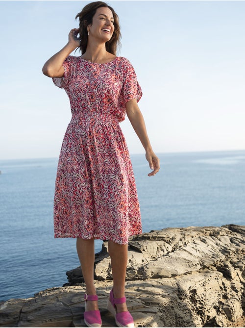 Robe maille fluide encolure bateau - DAXON - Kiabi