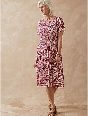 Robe maille fluide encolure bateau - DAXON