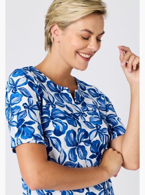 Robe maille gaufrée - Damart - Kiabi