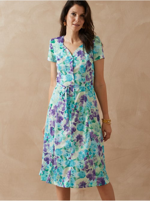 Robe maille manches courtes - DAXON - Kiabi