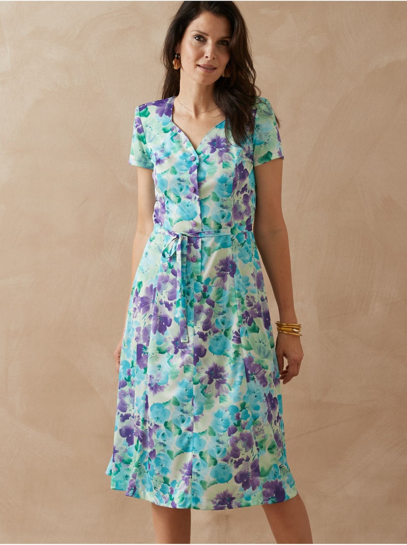 Robe maille manches courtes - DAXON Parme - Kiabi