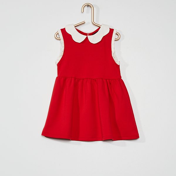 Robe Maille Milano Bebe Fille Rouge Cerise Kiabi 12 00