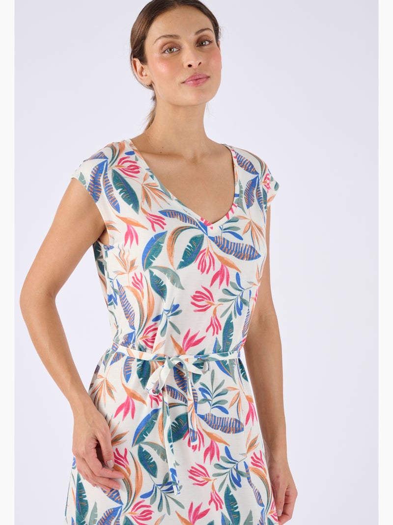 Robe maille sans manches Climatyl - Damart Blanc - Kiabi